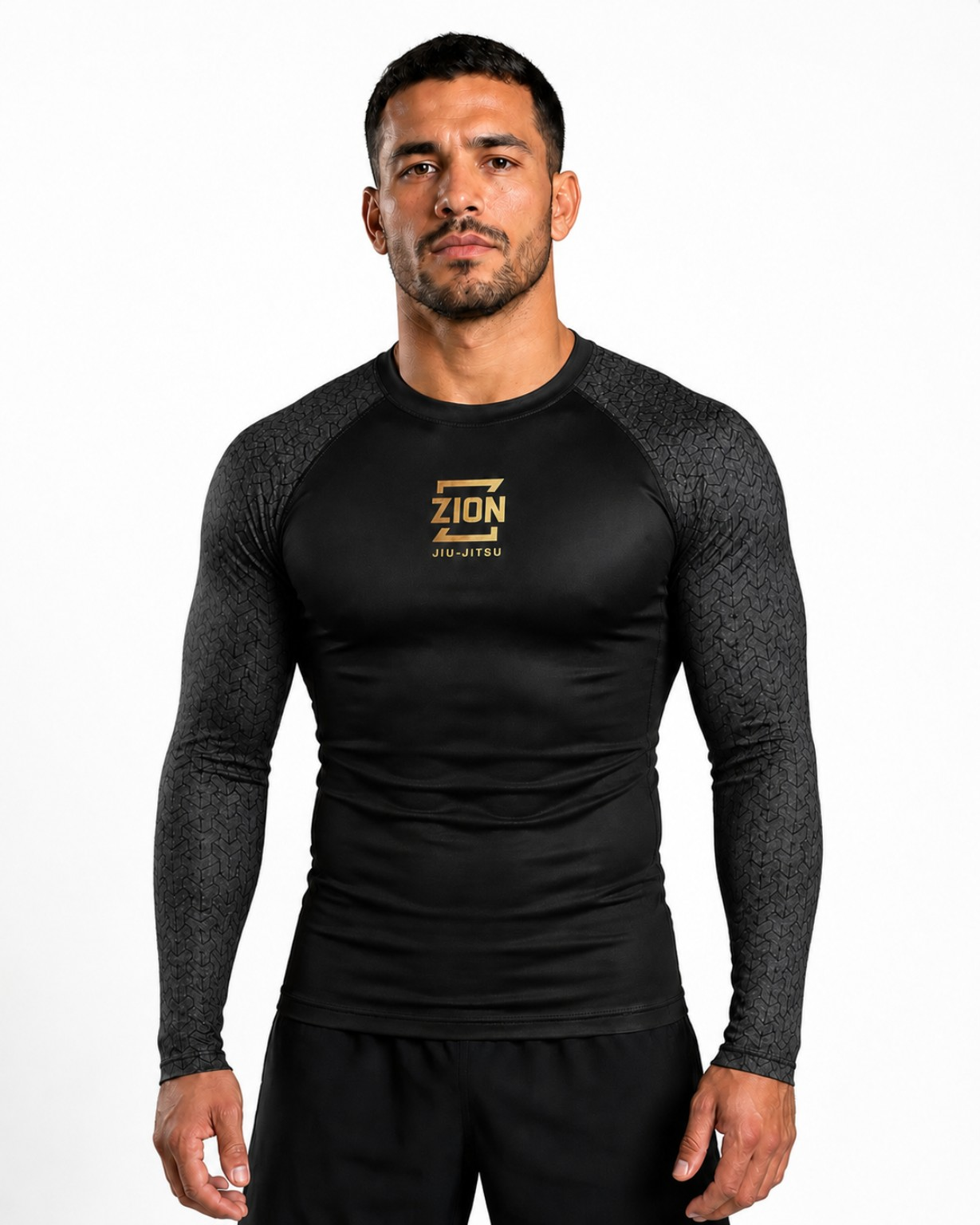 Rashguard oficial Zion Jiu-Jitsu manga longa